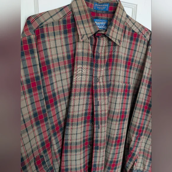 Sir Pendleton Fine Worsted Wool Shirt. 100% Pure Virgin Wool. - Picture 4 of 5